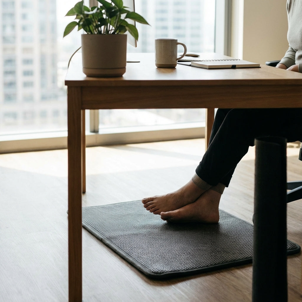 Illustration for How Earthing Benefits Mental Health: Using Grounding Mats for Stress Relief and Mood Enhancement