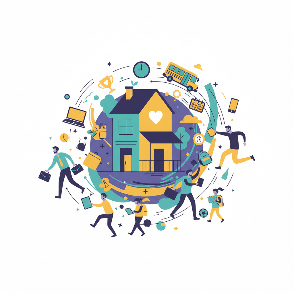 Illustration for Unlock Calm and Vitality: Natural Methods for a Harmonious Home and Enhanced Family Well-being