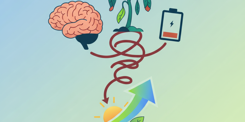 Illustration for Recharge Naturally: Effective Strategies for Combating Chronic Fatigue and Boosting Energy