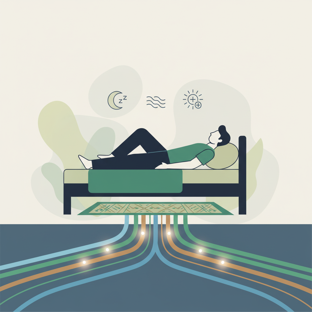 Illustration for Experience Indoor Earthing: Simple Solutions for Better Sleep, Less Stress, and Pain Relief