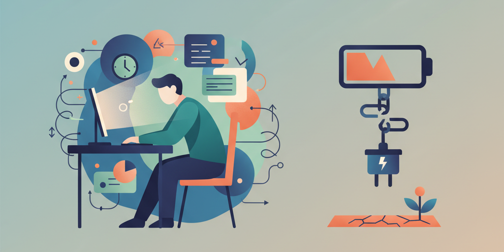 Illustration for Unlock Natural Energy: Combat Fatigue and Boost Vitality with Grounding Practices