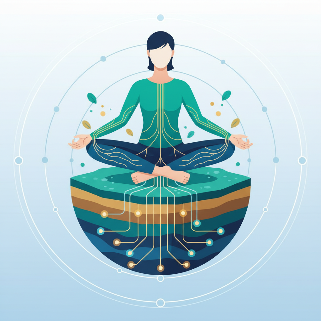 Illustration for Unlocking Better Health: The Science and Benefits of Earthing Practices for Well-being