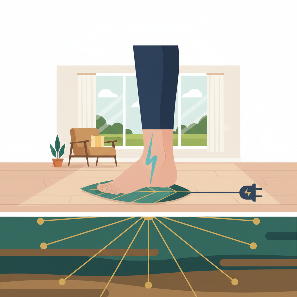 Illustration for Harness Earth's Energy Indoors: Essential Benefits of Grounding Products for Enhanced Well-being