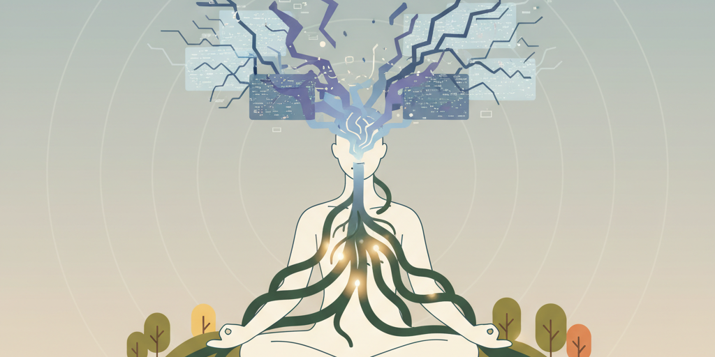 Illustration for Grounding Mats for Stress & Anxiety Relief: Reconnect with Earth's Calm