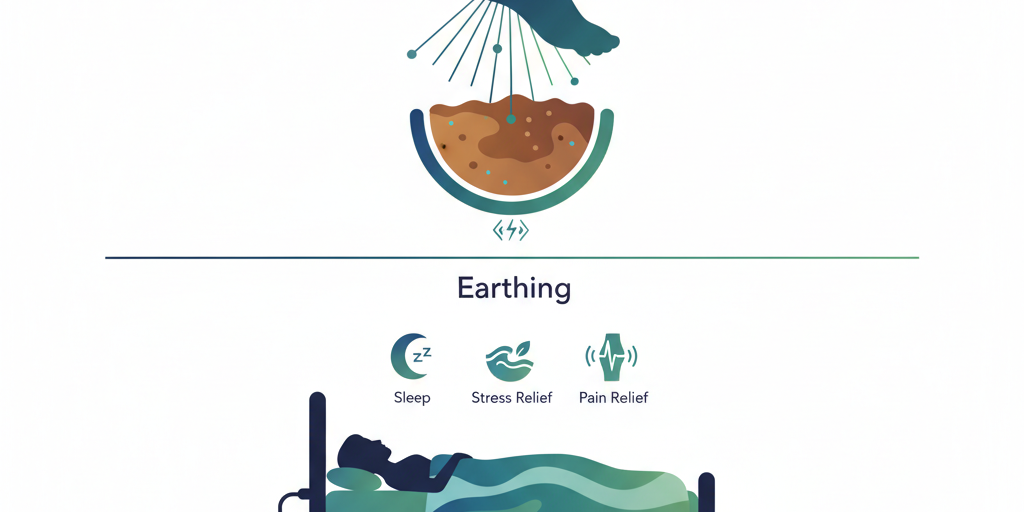 Illustration for Grounding Mats vs. Grounding Sheets: Choosing the Best Earthing Product for Sleep, Stress, and Pain Relief