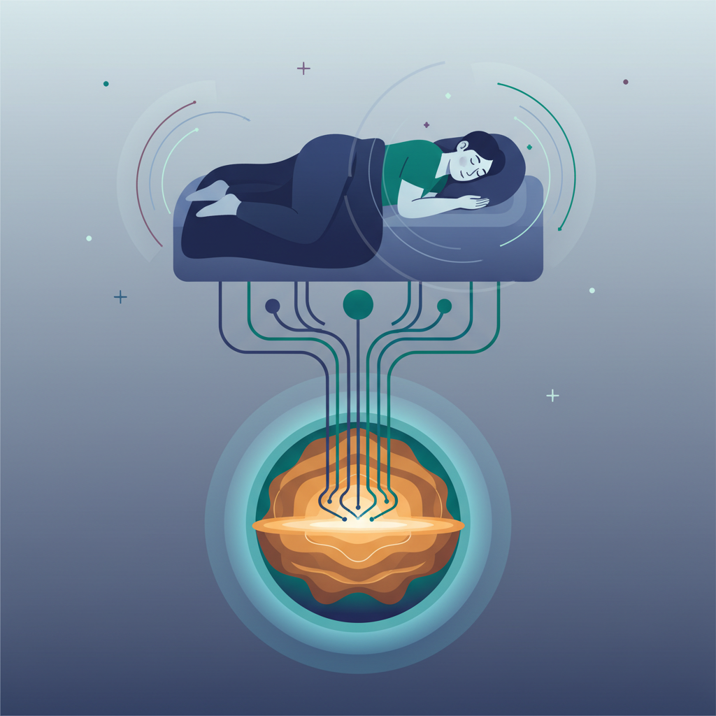 Illustration for Unlock Deeper Sleep: How Grounding Products Enhance Rest and Overall Well-being