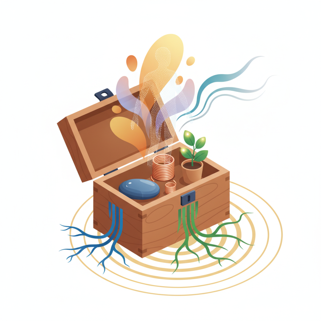 Illustration for Unlock Enhanced Well-being with Grounding Kits: Boost Energy and Reduce Stress Naturally