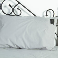 white earthing & grounding pillow