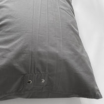 gray grounding pillow case